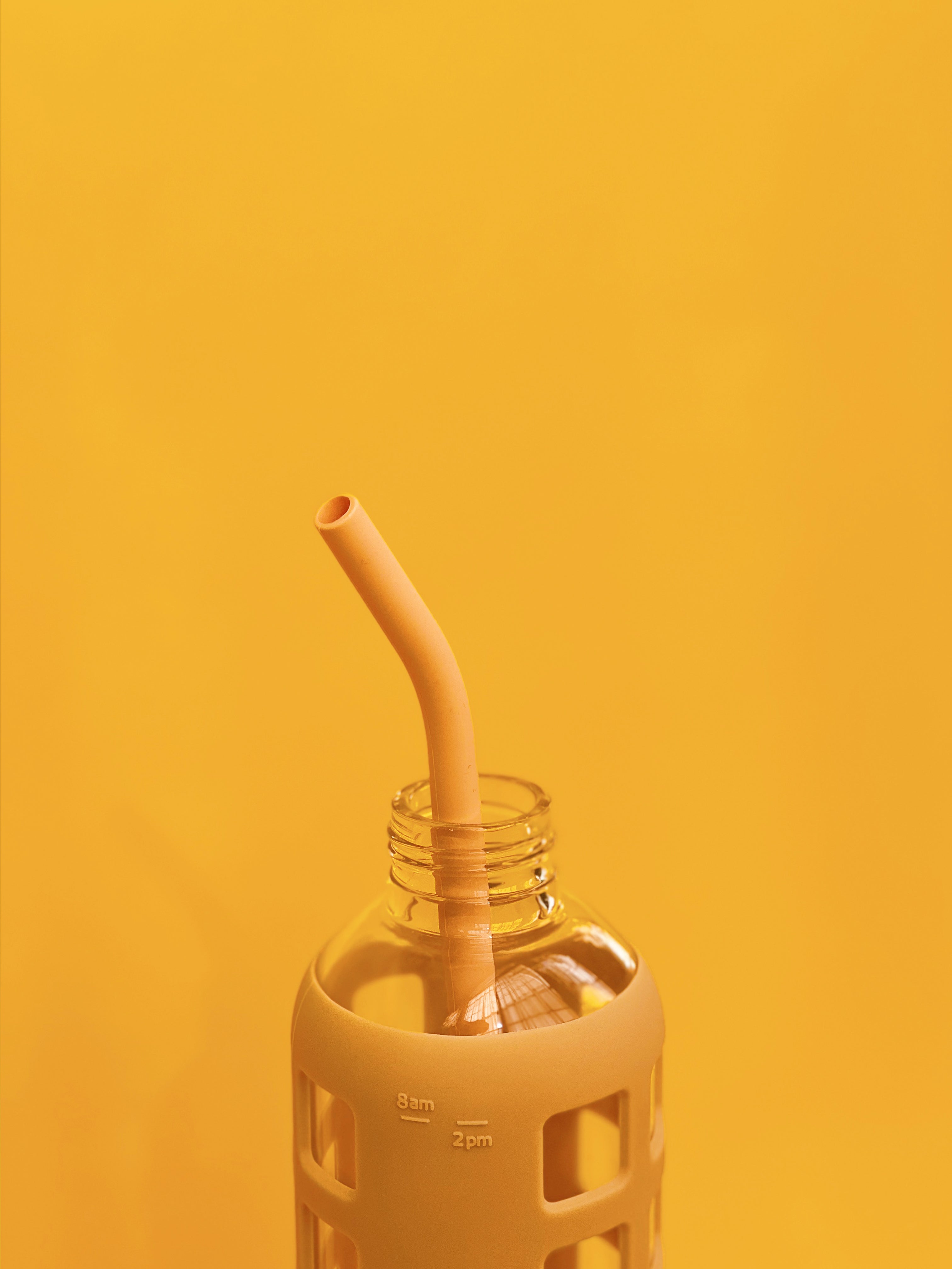 Reusable Silicone Straws - Eco-Friendly, BPA-Free, Durable & Flexible