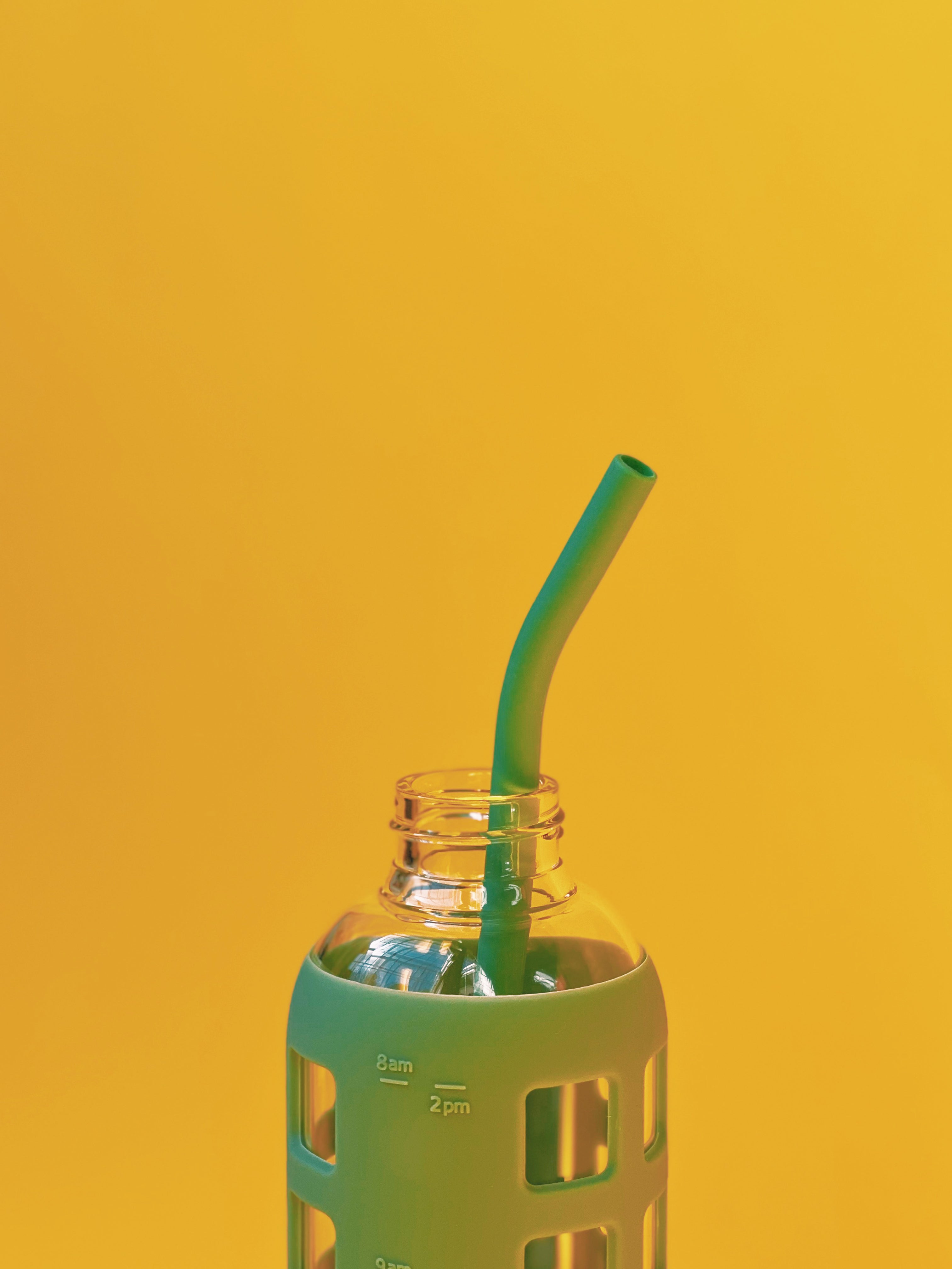 Reusable Silicone Straws - Eco-Friendly, BPA-Free, Durable & Flexible